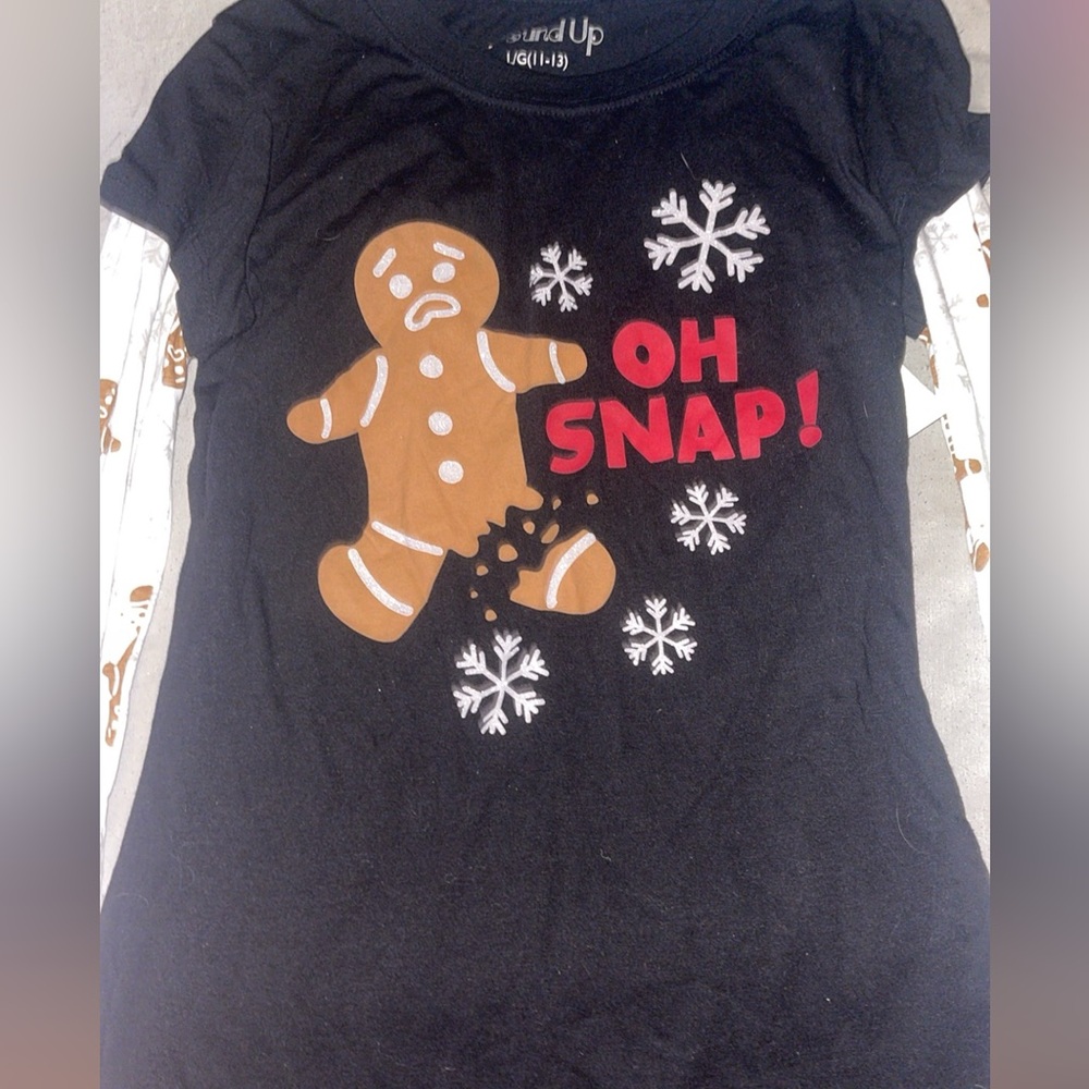 Christmas long sleeve shirt size L/G 11/13